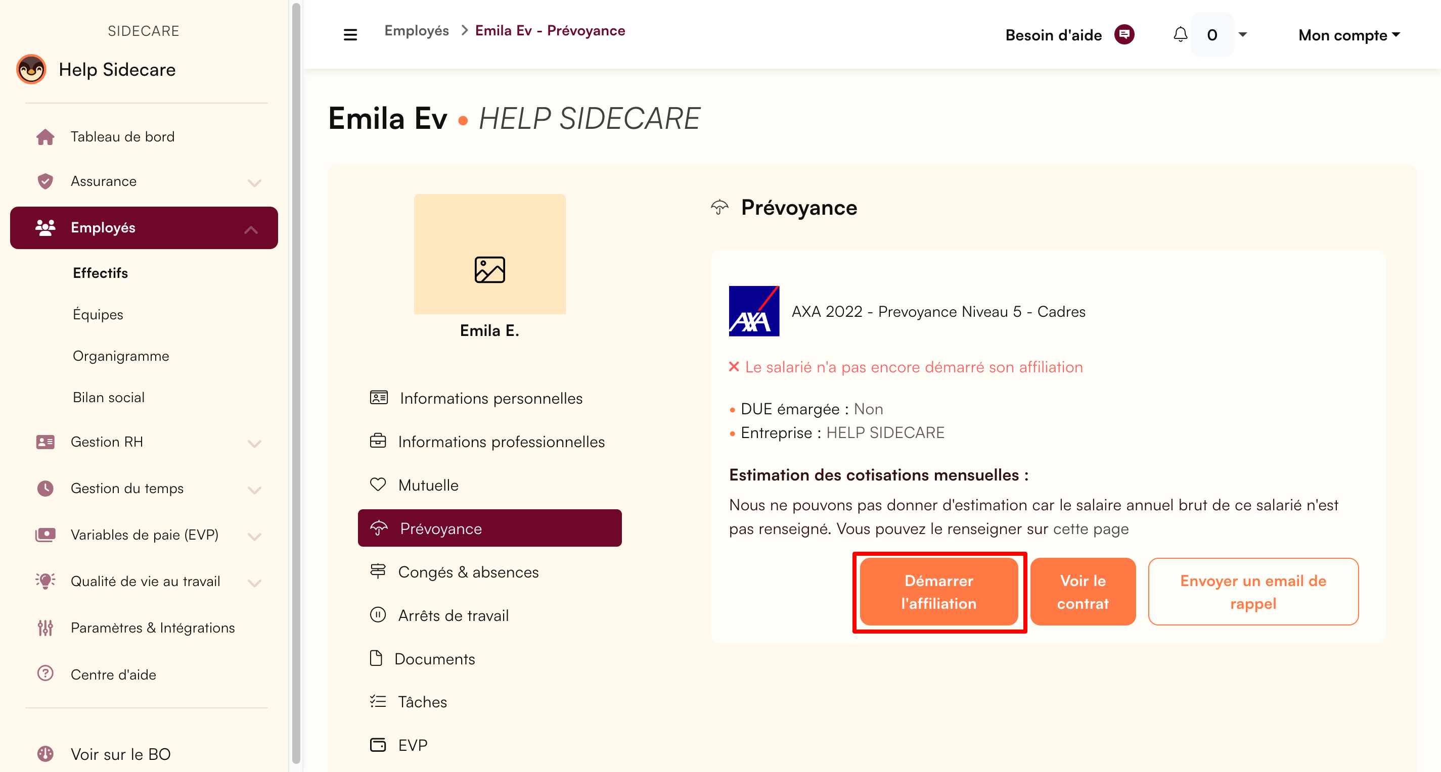 Employé