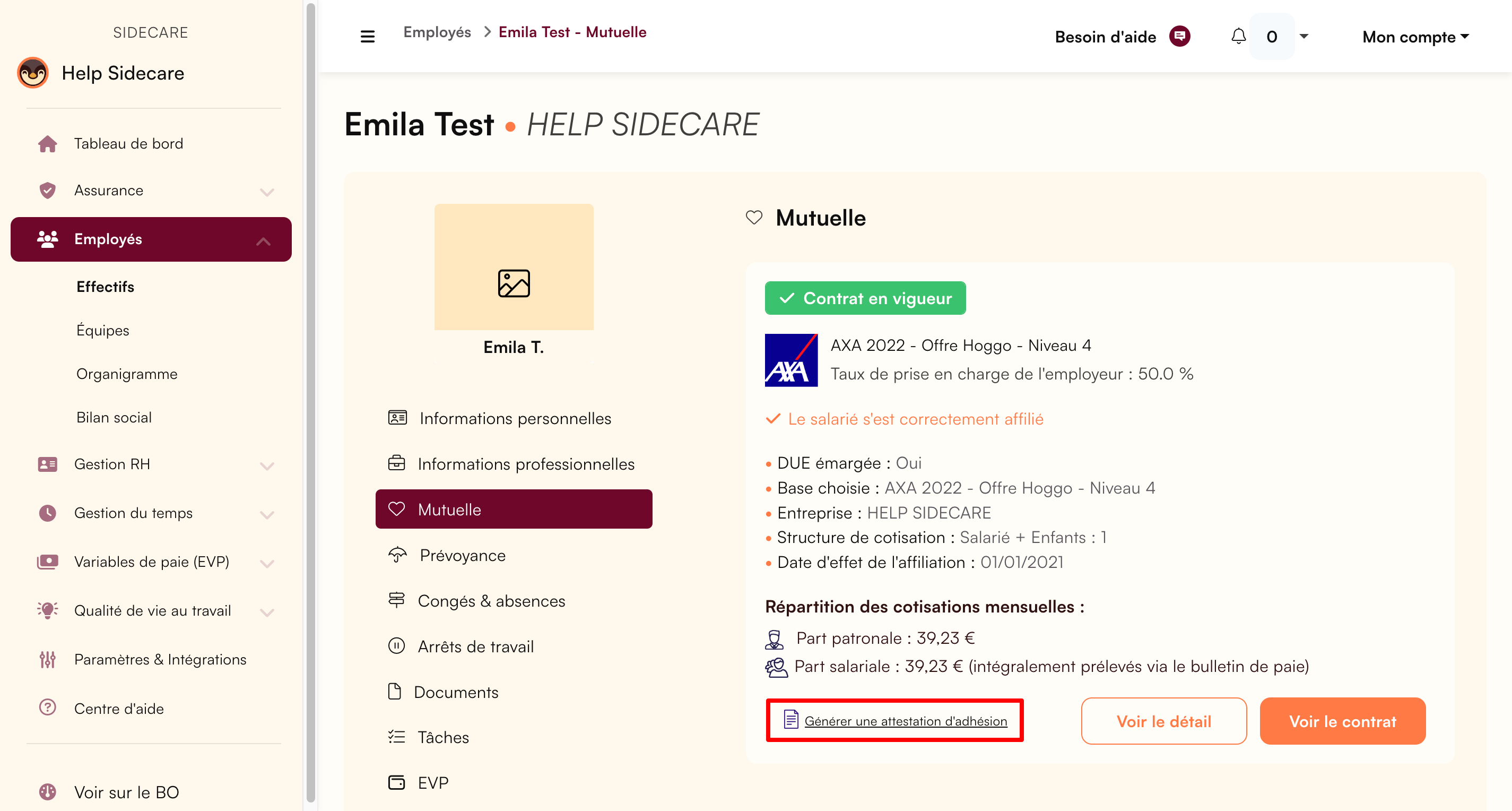 Employé