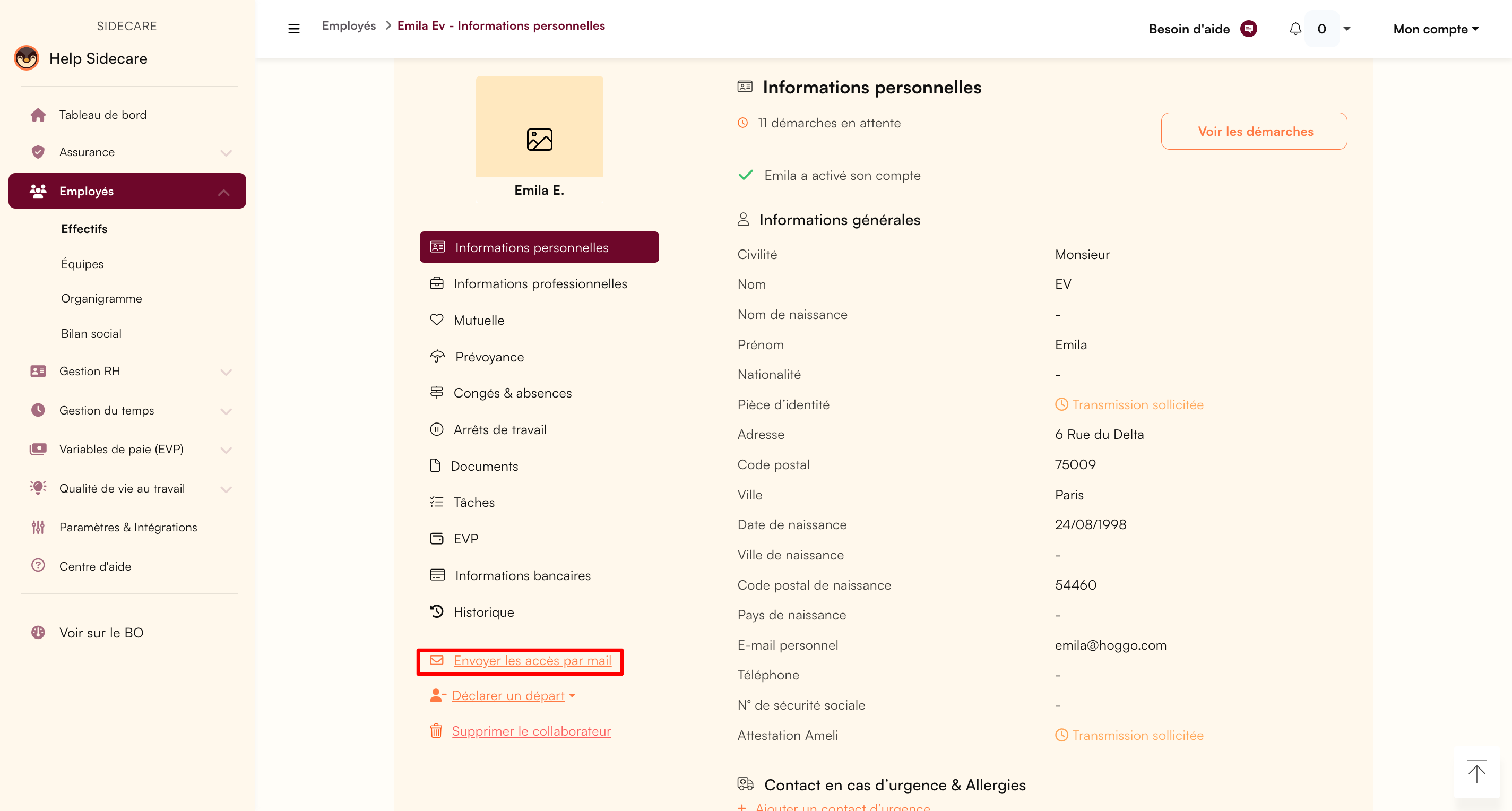 Employé