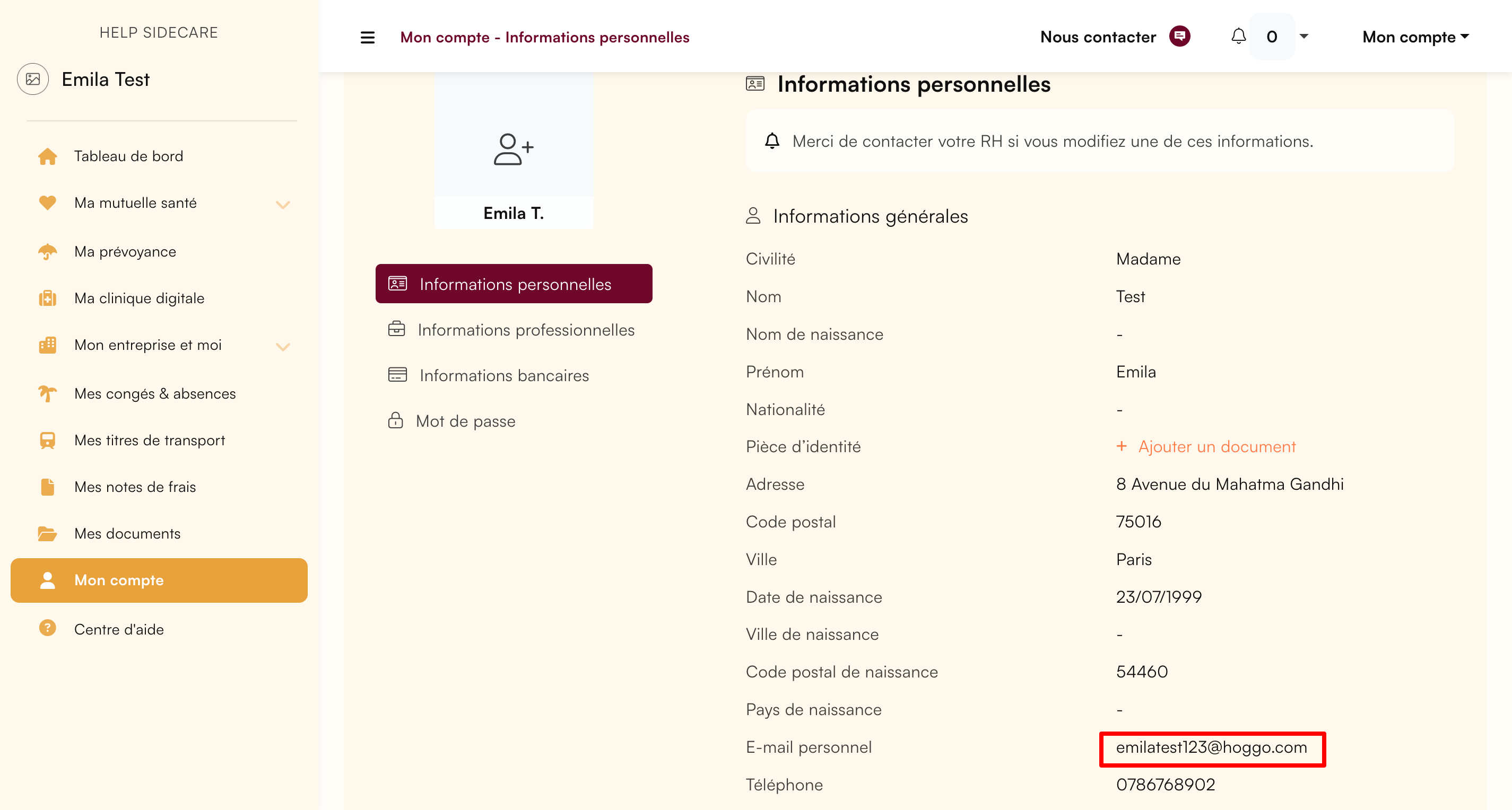 Informations